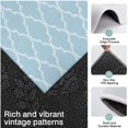 thumbnail image 3 of Light Blue Geometric Quatrefoil Pattern Kitchen Rugs Sets Of 3,Kitchen Runner Rugs Non Skid Washable,Decorative Kitchen Floor Mats for Kitchen,Sink,Laundry,17"x30"+ 17"x47" + 17"x59", 3 of 6