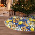 thumbnail image 5 of Haiem Sicilian Style Pattern Christmas Tree Skirt Merry Christmas Party Christmas Tree Decoration,New Year Decorations-30", 5 of 6