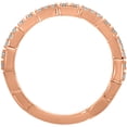 thumbnail image 2 of 1/6 Carat T.W Diamond 14kt Rose Gold Band, 2 of 3
