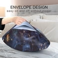 thumbnail image 5 of Coolnut Halloween Pumpkin Castle Sta Satin Pillowcase for Hair and Skin Silk Pillowcase, King Size(20x40 inches) - Slip Cooling Satin Pillow Covers with Envelope Closure（492） Home Decor Gifts, 5 of 7