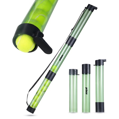Prince Racquet Sports Ball Retriever Tube – Adjustable Pickleball, Tennis & Padel Ball Collector (Holds Up to 17 Balls)