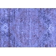 thumbnail image 1 of Ahgly Company Machine Washable Indoor Rectangle Abstract Blue Contemporary Area Rugs, 5' x 7', 1 of 4