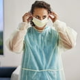 thumbnail image 4 of Cardinal Health Disposable Polypropylene Protective Procedure Gown Yellow One Size Fits Most 10 per Pack, 4 of 5