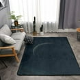 thumbnail image 2 of DouZhe Universe Moon Earth Stars Pattern Area Rugs Non-Slip Machine Washable Floor Mat, Fantasy Style Carpet Doormat, 63x48 inches, 2 of 6