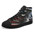 thumbnail image 6 of Air Force Veteran High Top Canvas Shoes Sneakers Black Size 9.5, 6 of 7