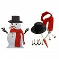 thumbnail image 5 of 13Pcs Christmas Snowman Decorating Making Kit Outdoor Fun Christmas Winter Holiday Party Decoration Gift, 5 of 8