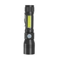 thumbnail image 2 of HaoXun High Lumens Rechargeable LED Flashlight - 7 Modes, USB Charging, IPX6 Waterproof, 12H Runtime for Camping, Hunting, Emergency Outdoor Use (3000 Lumens), 2 of 9