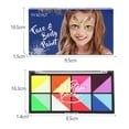 thumbnail image 2 of Watercolor Paint Palette Set Professional Face Split Cakes Multiple Colors, 2 of 8