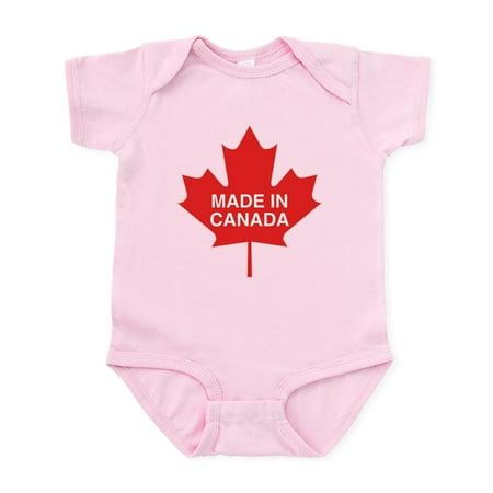 

CafePress - Made In Canada Maple Leaf Infant Bodysuit - Baby Light Bodysuit Size Newborn - 24 Months