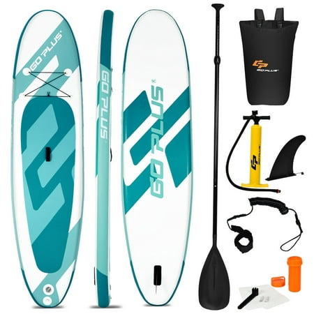 Goplus 11' Inflatable Stand up Paddle Board Surfboard W/Bag Water Sport All Skill
