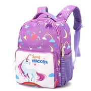 Teblacker Cute Lightweight Unicorn Backpacks Girls School Bags Kids Bookbags Preschool School Bag Bookbag