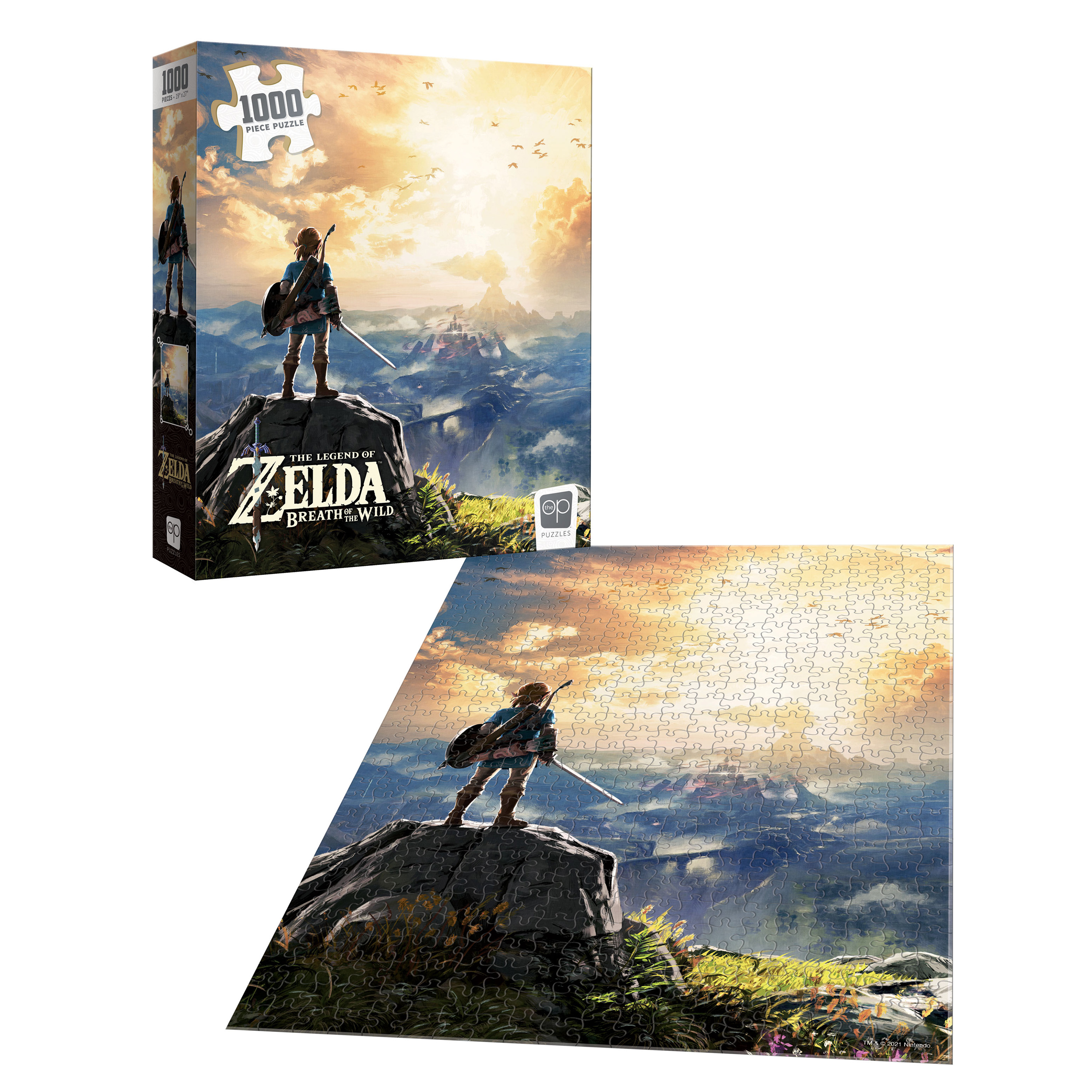 The Legend of Zelda "Breath of the Wild" 1,000 Piece Jigsaw Puzzle, by Usaopoly