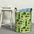 thumbnail image 5 of Cute Grape Juice Laundry Basket, Laundry Hamper Waterproof Laundry Bag Clothes Hamper Laundry Bin with Handles for Bedroom, Living Room, Kids Room-#, 5 of 5