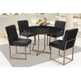thumbnail image 1 of Comedor Soria 4 Sillas Negro Redondo Tubular y Cubierta de Formica, 1 of 5