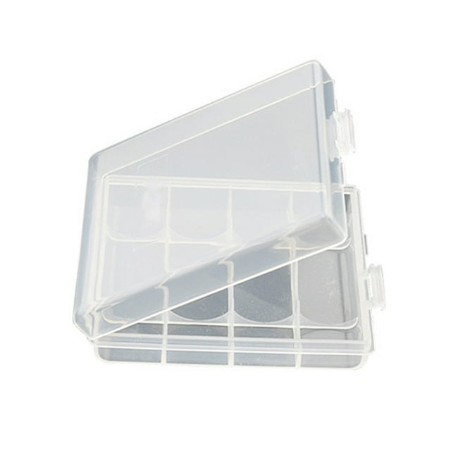 Riwesomey Funda protectora para batería, funda completa con varios compartimentos, bolsa contenedora, caja organizadora dura, pilas recargables Herramientas eléctricas