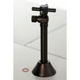 thumbnail image 3 of Kingston Brass CC83205DX 1/2-Inch Sweat x 3/8-Inch O.D. Comp Angle Shut-Off Valve with 5-Inch Extension in Oil Rubbed Bronze, 3 of 6