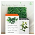 thumbnail image 3 of Artificial Boxwood Panels 12-Pack, 10x10 inch, UV Protected Privacy Hedge, Indoor Outdoor Grass Wall Backdrop for Garden Fence, Backyard Decor, 3 of 5