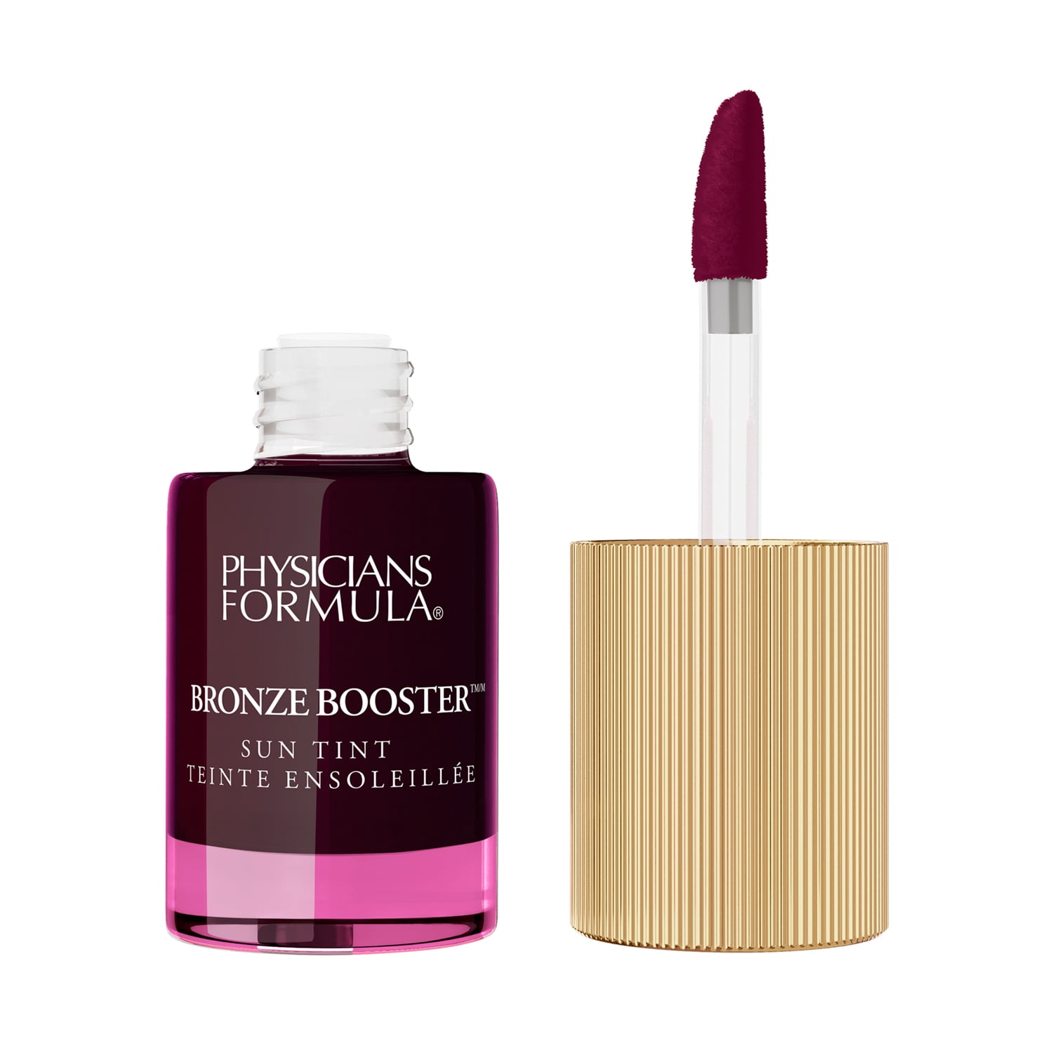 Physicians Formula Bronze Booster liquid Lip and Cheek Tint with Niacinamides in Berry Tint, 0.33 fl oz