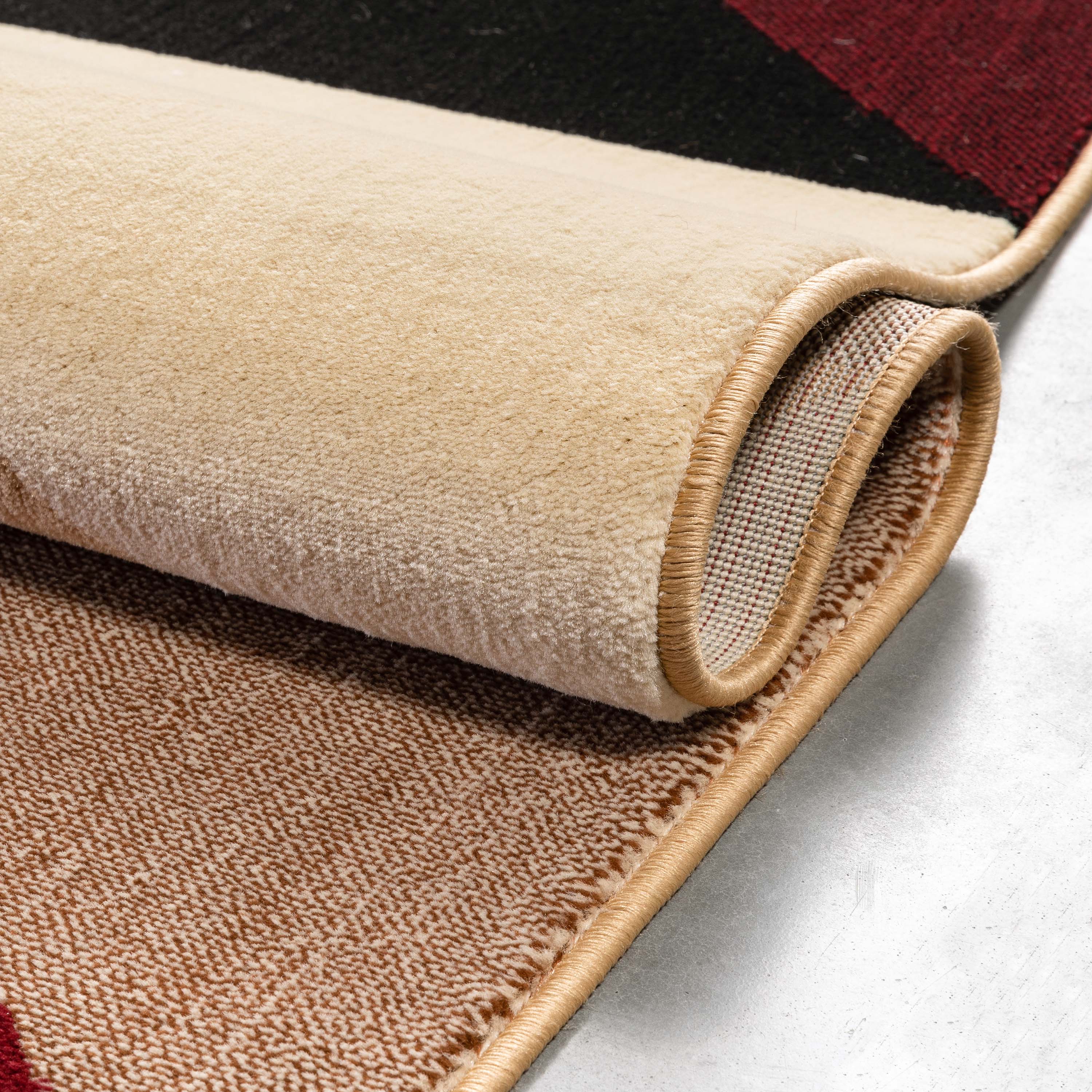 Well Woven Barclay Emine Modern Geometric Ivory Multi 9'3" x 12'6" Area Rug