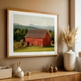 thumbnail image 5 of Red Barn in Burke - Burke Vermont Photography Barn Farm Rural Countryside Scenic Landscape Pastoral Unframed Wall Art Print 16 x 24 inches, 5 of 7