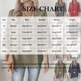 thumbnail image 3 of thefmos Women Plus Size Fall Round Neck 3/4 Sleeve Button Down Casual Solid Boho Pullover Tops for Women Cute Trendy Comfy Loose Fit Tunic Blouses Winter Business Work Clothes, Army Green 2XL, 3 of 5