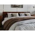thumbnail image 6 of AFI Aria King Modern Solid Wood Low Profile Platform Bed, Walnut, 6 of 13