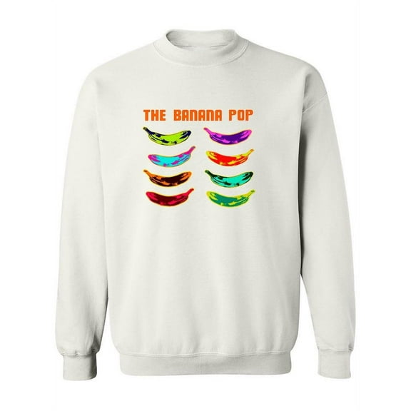 Banana Pop Sweatshirt Women -Image by Shutterstock, Female 3X-Large