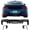 Matte Black, variant on Ikon Motorsports Rear Diffuser, Compatible with 2024-2026 Ford Mustang V6/GT, Speed Style Matte Black PP Polypropylene Shark Fin Rear Bumper Valance Spoiler, Air Dam Chin Splitter Molding 1PC