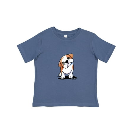 

Inktastic KiniArt Bulldog Puppy Gift Toddler Boy or Toddler Girl T-Shirt