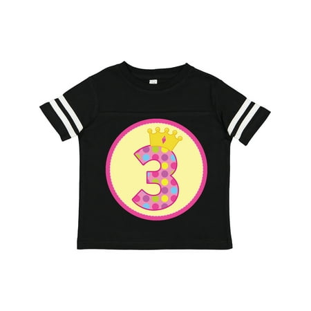 

Inktastic Princess 3rd Birthday Gift Toddler Toddler Girl T-Shirt