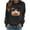 Black, variant on Mifsaly Halloween Sweatshirts for Women Pumpkin Graphic Cute Ghost Pullover Tops Crewneck Long Sleeve Festival Loose Fit Slouchy Shirts