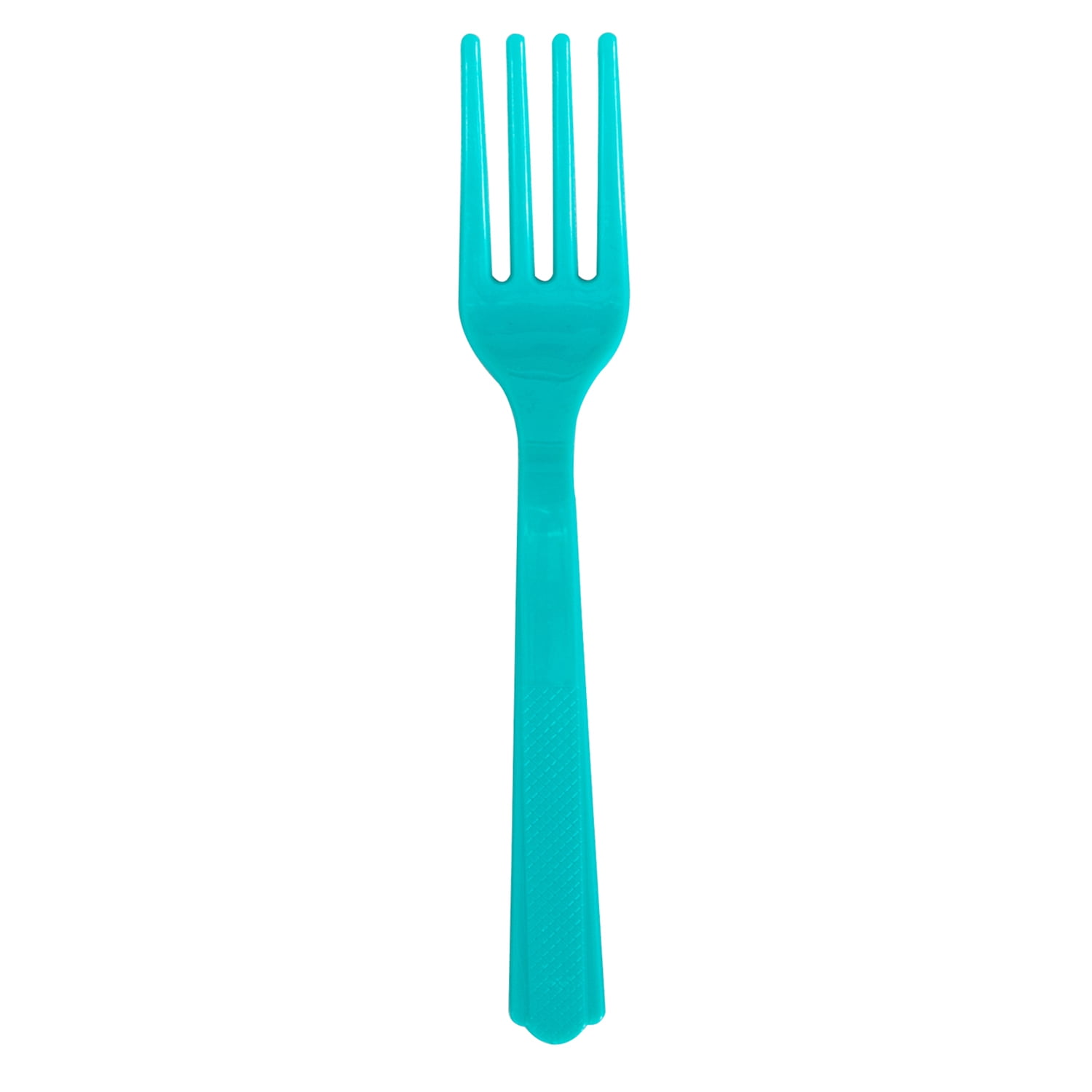 Unique Industries Plastic Forks, Teal, 18ct