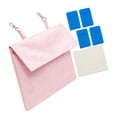 thumbnail image 2 of Bolsa de hielo para jaula de mascotas, bolsa colgante aislante para enfriar mascotas, de hielo para hurones, chinchillas, conejos, viajes en Morado con 4 cajas, 2 of 8