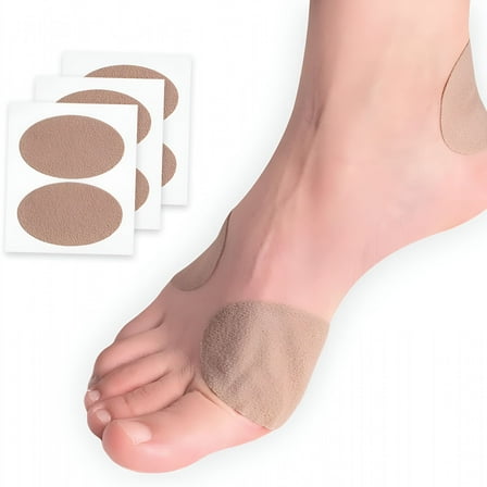 XIRQI Moleskin for Feet,Moleskin Adhesive Pads,Moleskin Padding for Blisters,Shoes,Toes,Heel | Blister Prevention Tape Patch (20 Sheets-40 Pieces Total)