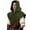 Brown, variant on Medieval Viking Hooded Cowl Cape Triangle Cloak, Pointed Hem Adult Halloween Cosplay Costume