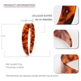 thumbnail image 5 of Thick Tortoise Shell Headband with Teeth for Women, 1.5in Wide, Acetate, No Slip, Retro Plastic Hair Accessory, 5 of 7
