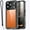 Black/Clear, variant on AICase for iPhone 17 Pro Max Case, IP68 Waterproof Shockproof Case, [Built-in Screen Protector] - 12 FT Military Dropproof - Full Body Heavy Duty Rugged Phone Cover 6.9 inches - Black/Clear