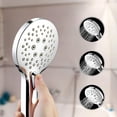 thumbnail image 1 of DAMAIE Water Saving Anti Limestone Shower Head, Filter Hand Shower with 3 High Pressure Mode, Hand Shower Universal Filter Hand Shower Bathroom, 1 of 5
