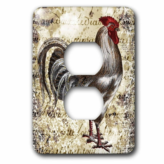 3dRose, Cassie Peters Chickens, 2 plug outlet cover