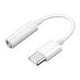 thumbnail image 1 of Adaptador de 3,5 mm a tipo C Cable adaptador auxiliar de 10 cm tipo C a 3,5 mm para teléfono (blanco), 1 of 3