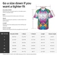 thumbnail image 6 of Vintage Aztec Pattern Mens Hawaiian Shirt Short Sleeve Casual Button Up Tropical Summer Beach Shirt, 6 of 9