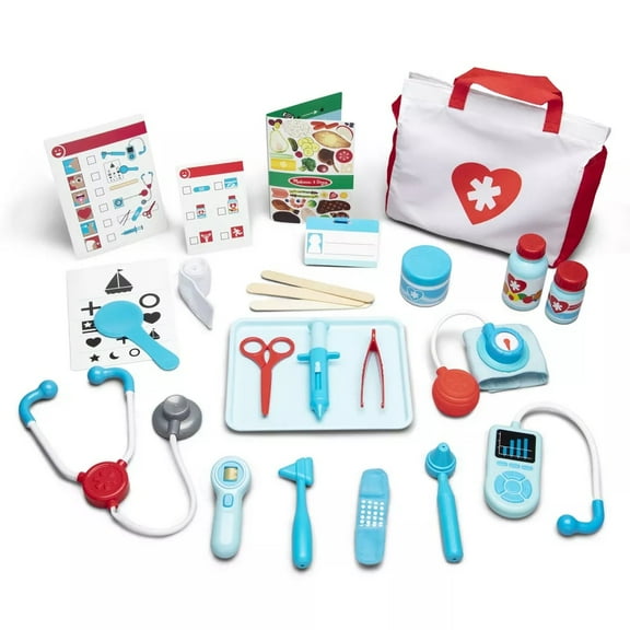Melissa & Doug Get Well Doctor's Kit Pretend Play Set 25 Toy Pieces