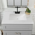 thumbnail image 5 of 31-inch Camilla Modern Vanity Top with Backsplash, Solid White – Design House, 630228, 5 of 18