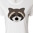thumbnail image 4 of Inktastic Raccoon Animal face Women's T-Shirt, 4 of 5
