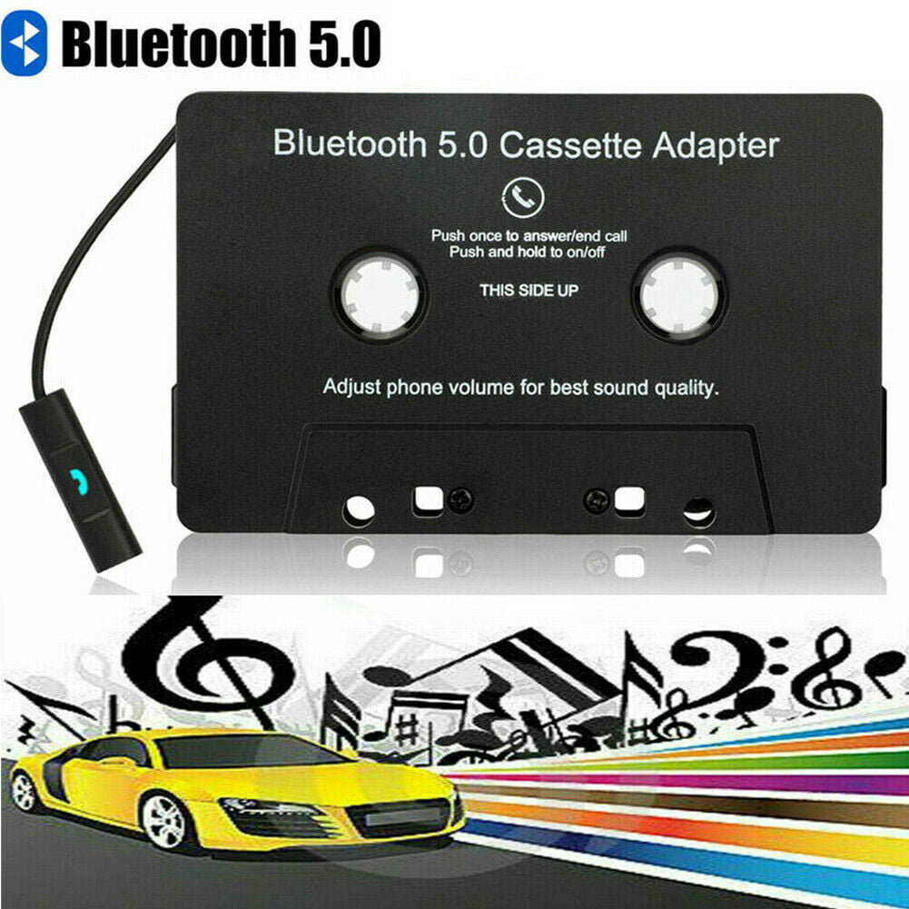 TKOOFN Universal Bluetooth 5.1 Converter Car Tape Audio Cassette For Aux  Adapter Smartphone Cassette Adapter 