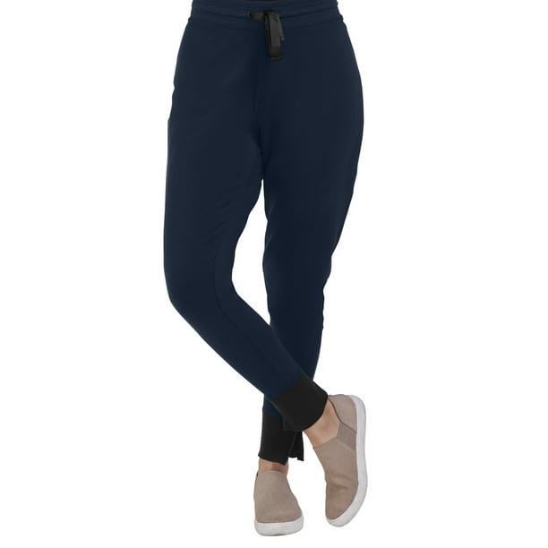 regular fit cropped linen blend joggers