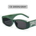 thumbnail image 2 of Gafas de sol cuadradas con montura pequeña Vintage para hombre y mujer, lentes de sol de marca de lujo a la moda, estilo Punk, Hip Hop, Uv400, 2 of 2