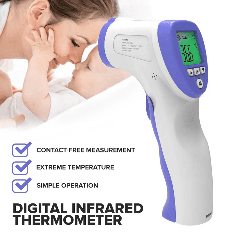 Infrared Thermometer Gun Contactless Baby Adult Kid Fast 2 Sec Accurate  Reading