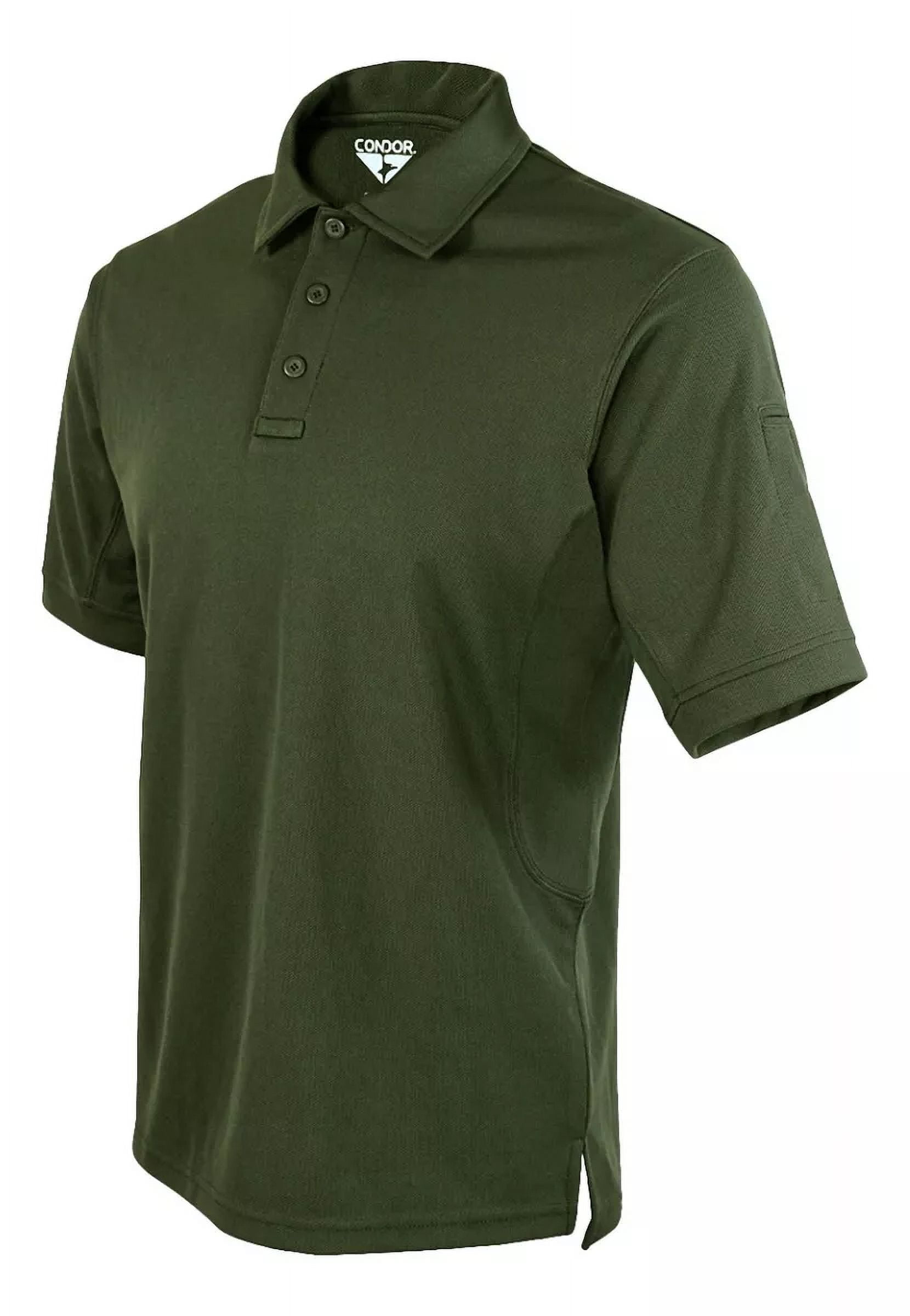 Playera Camisa Polo Cóndor Tactical Performance Verde Olivo | Bodega ...