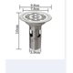 thumbnail image 2 of Floor Drain 10cm Traps 304 Stainless Steel Bathroom Shower Drain Cover (round)-dwdz, 2 of 2